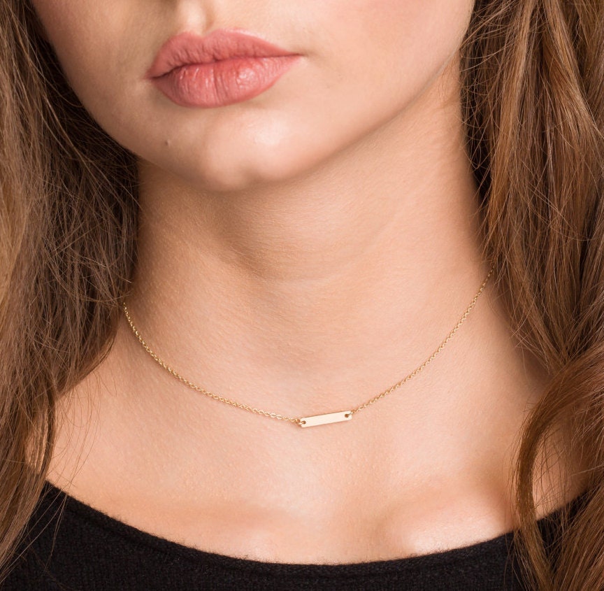 Bar Pendant Necklace