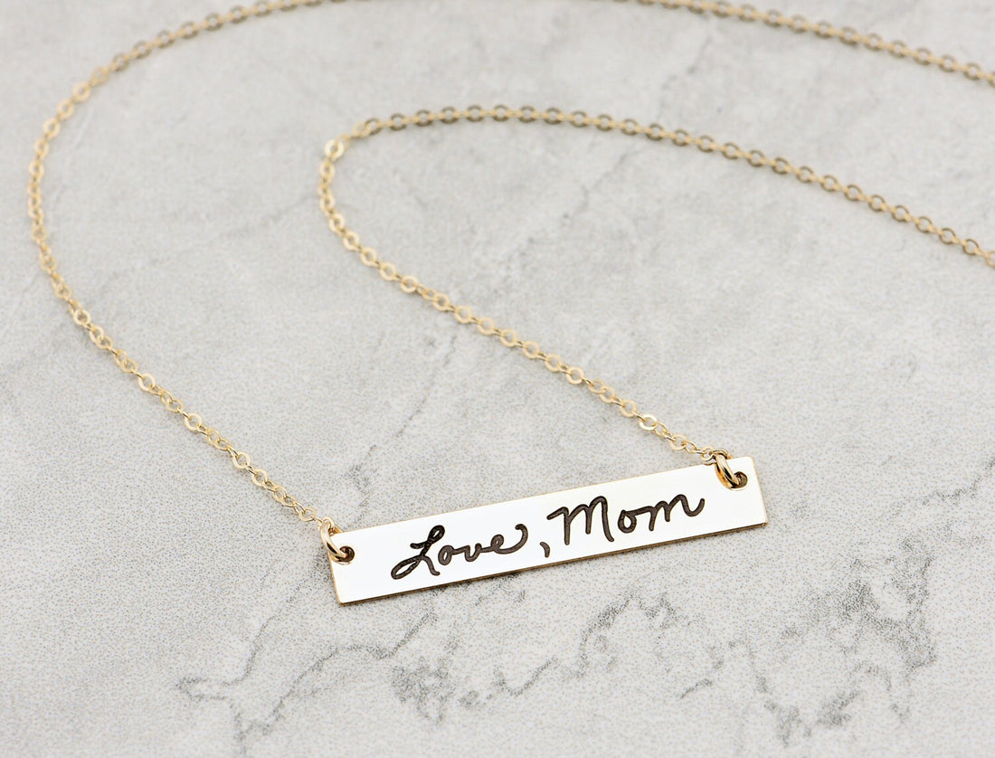 Gold Bar Necklace