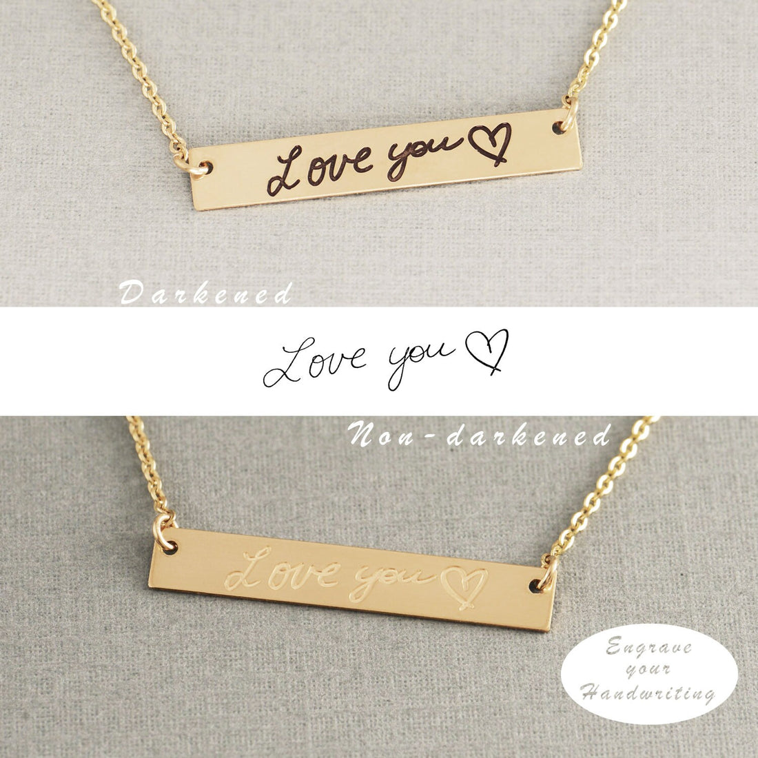 Gold Bar Necklace