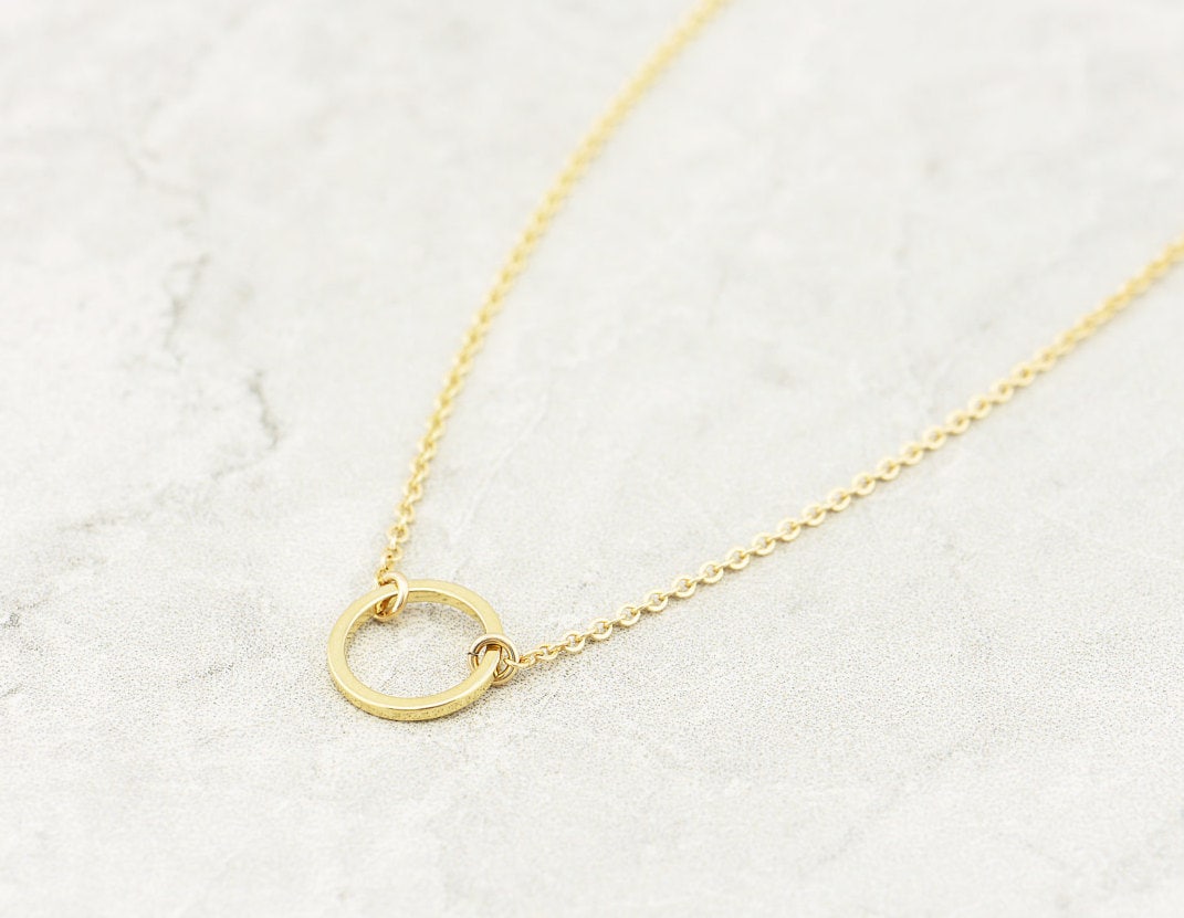 Gold Circle Choker