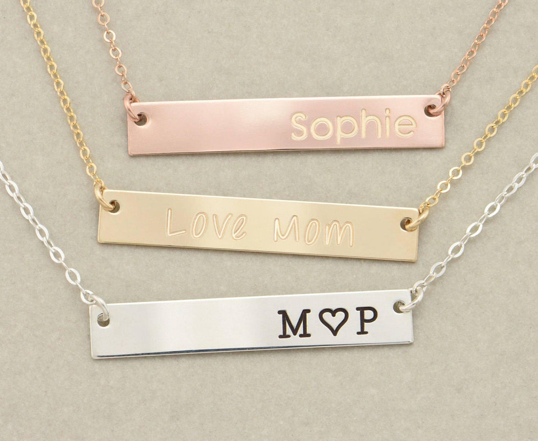 Bar Necklace Set