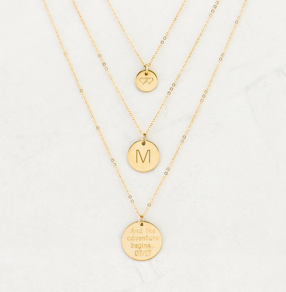Letter Necklace Initial