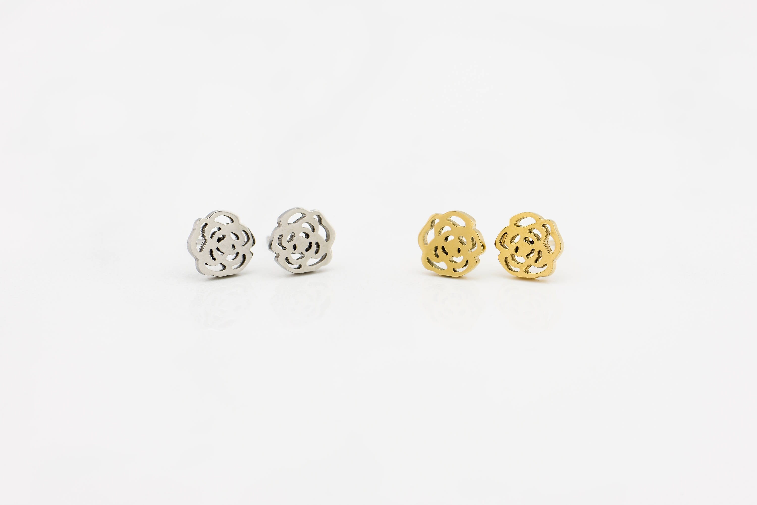Flower Blossom Stud Earrings