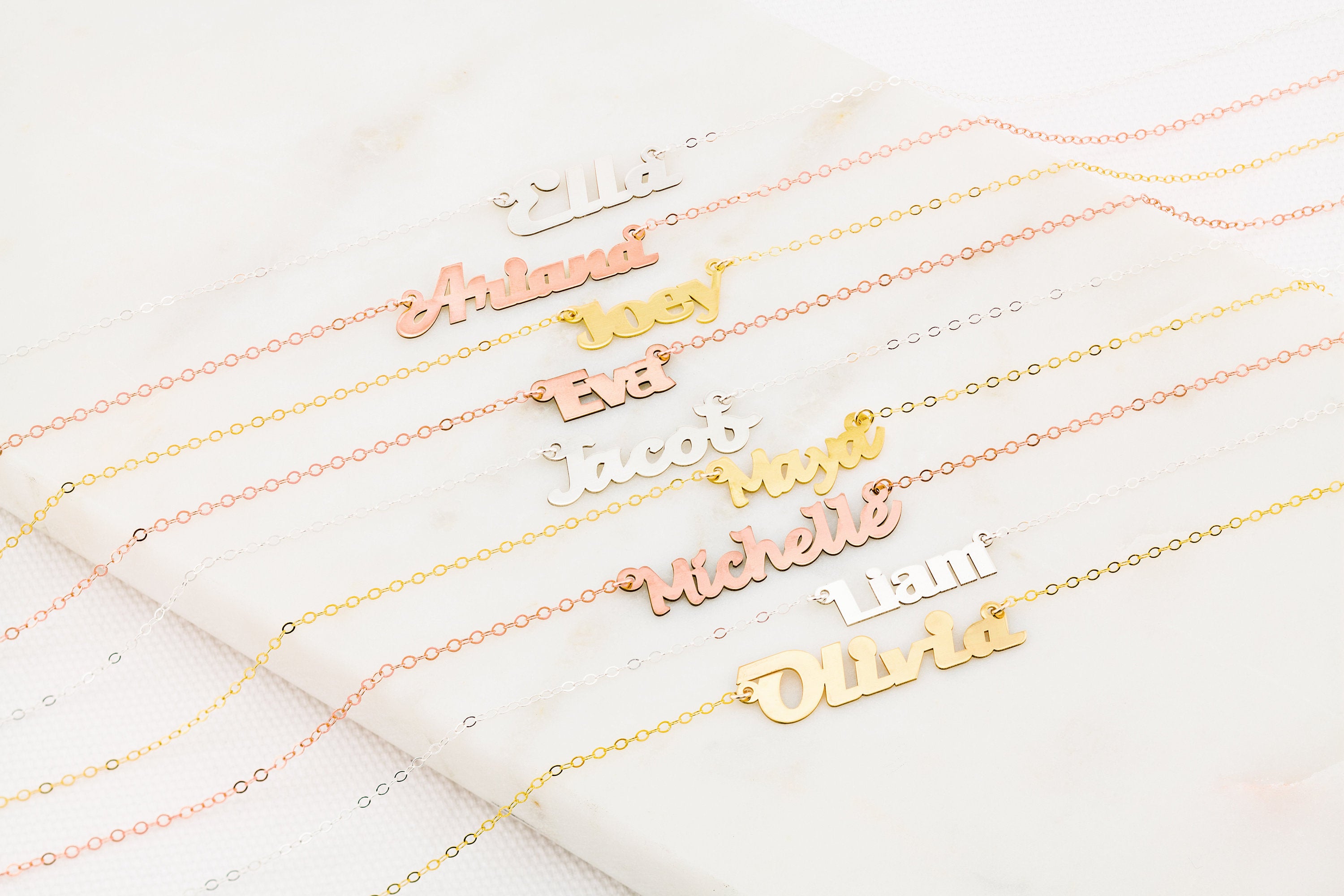 Personalized Name Pendant Necklace
