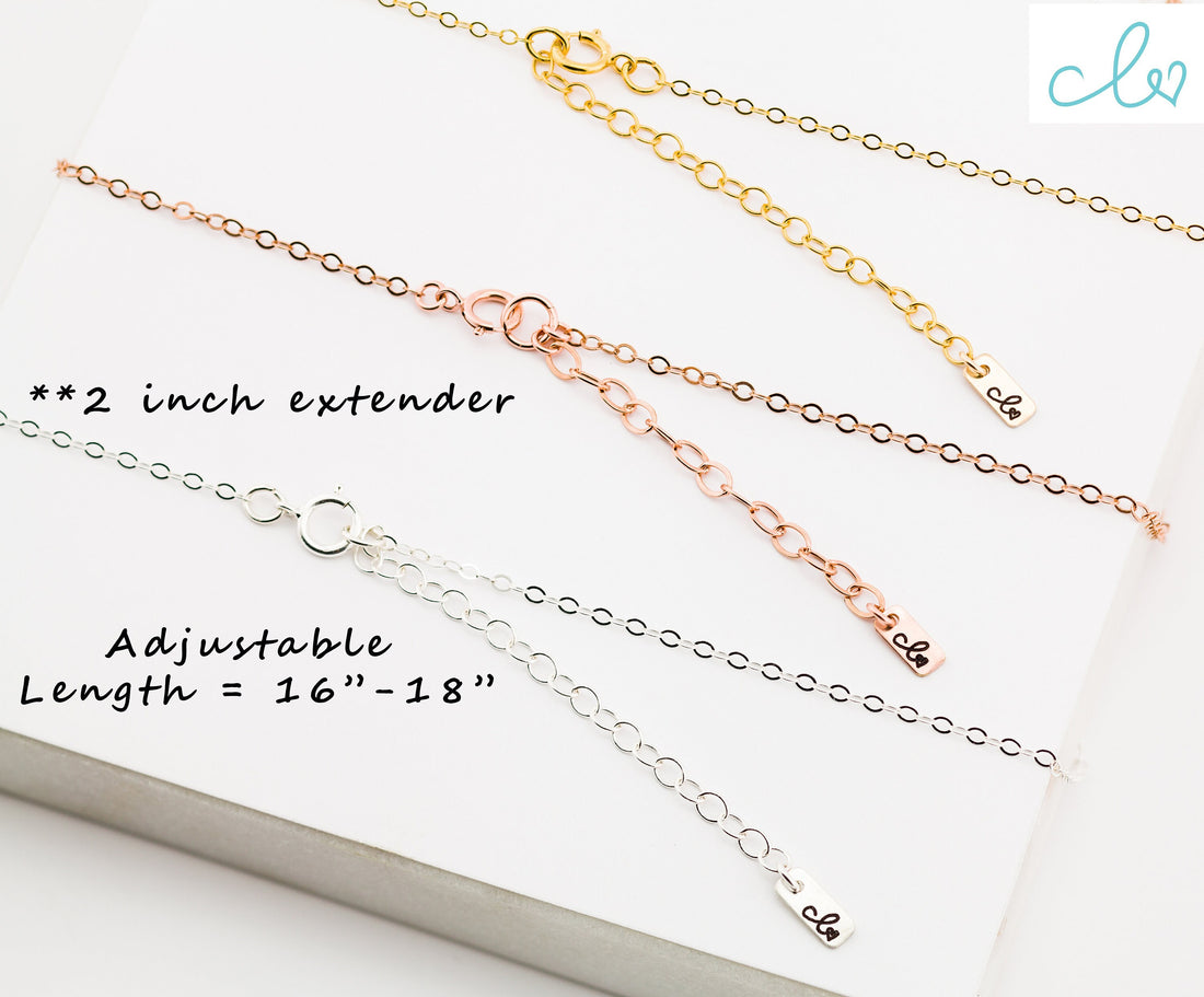 Circle Monogram Pendant Necklace