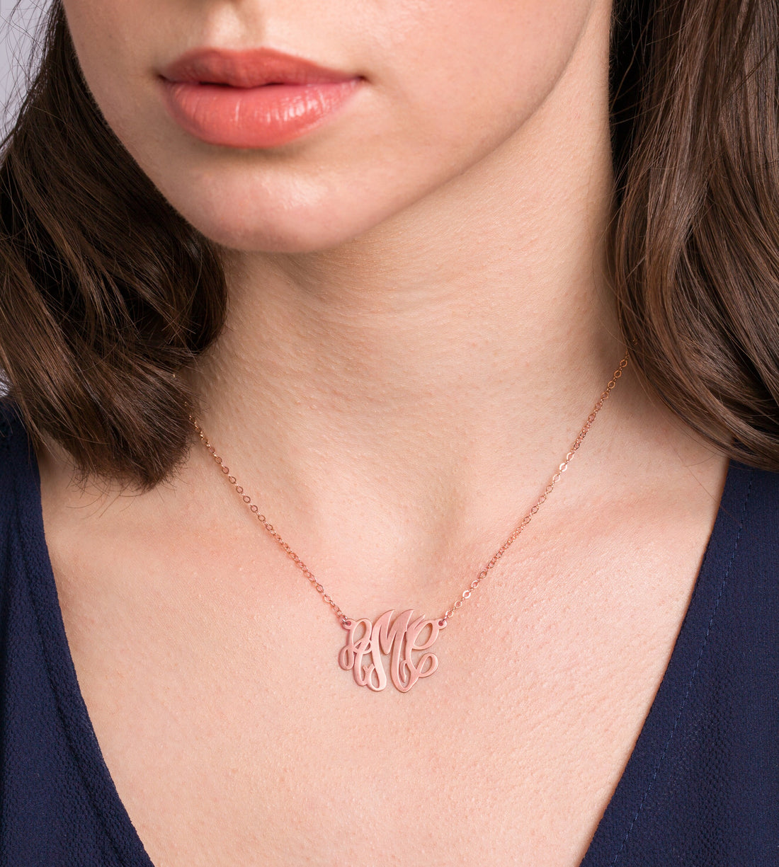 Monogram Pendant Necklace