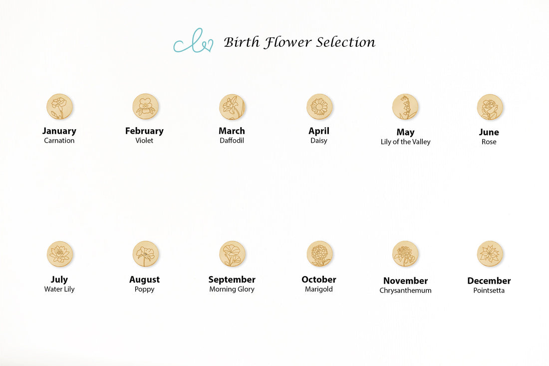 Birth Flower Earring