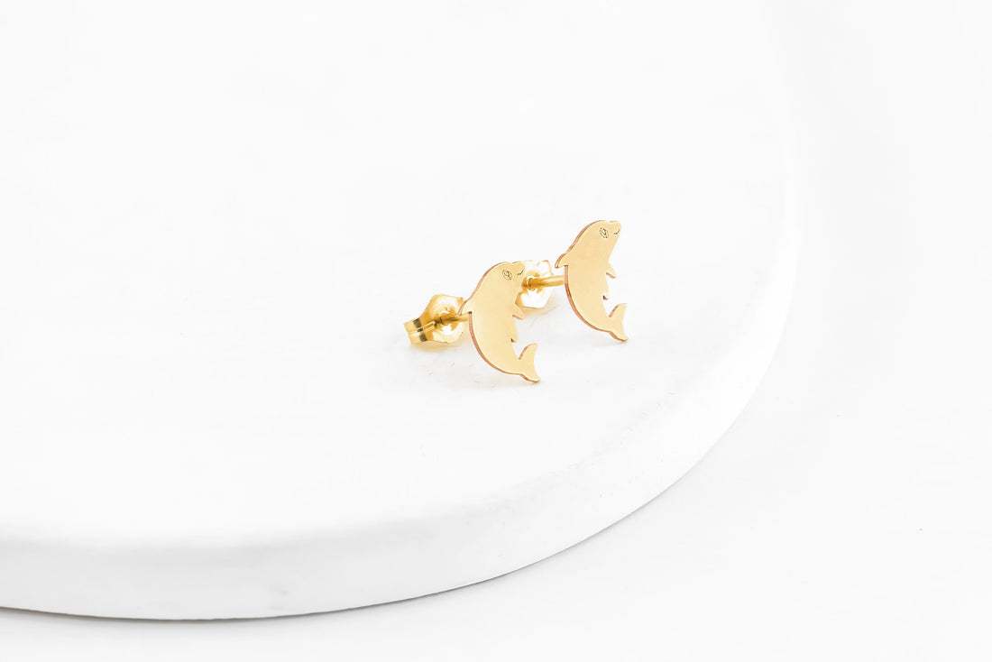 Dolphin Stud Earrings