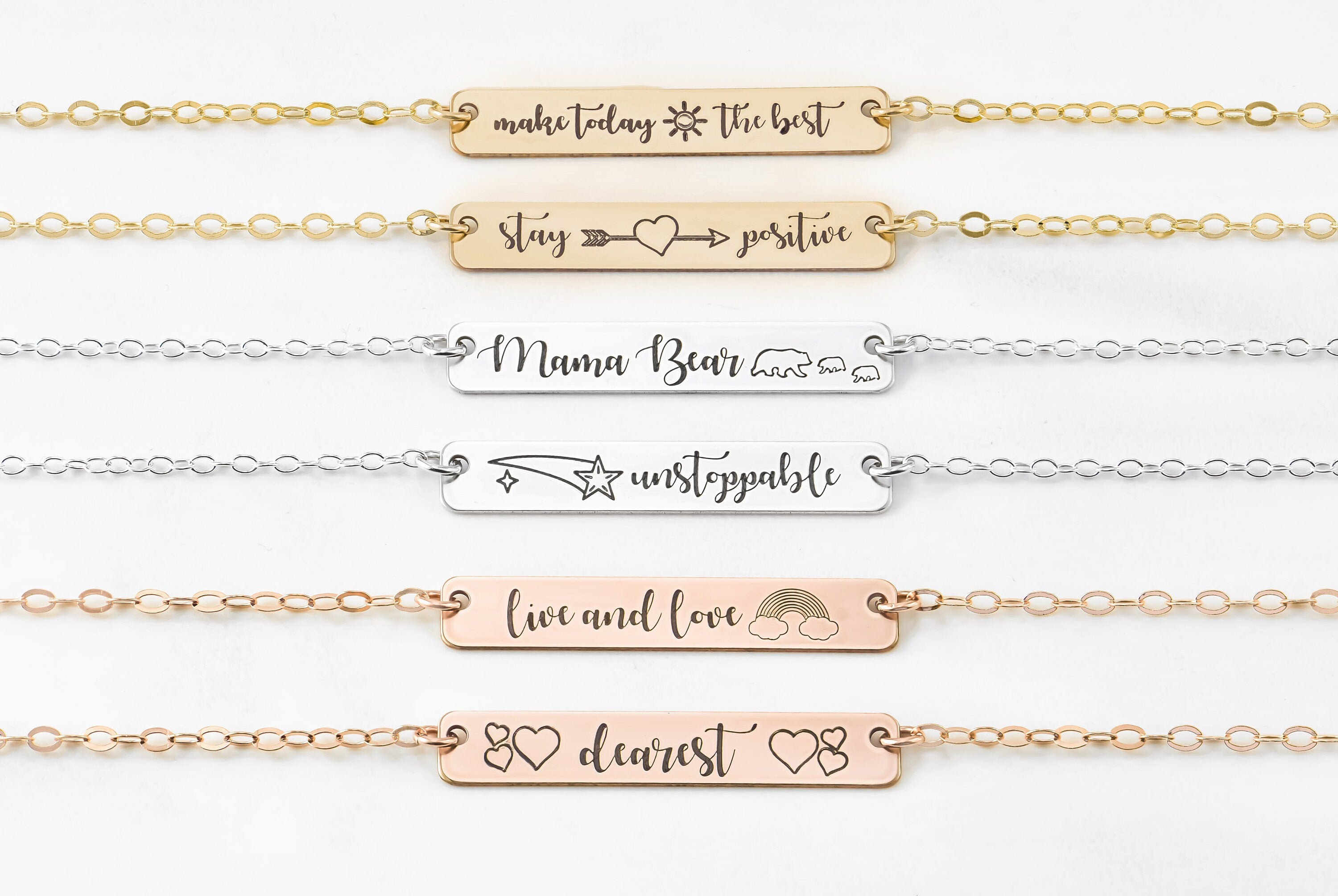 Bar Necklace Custom