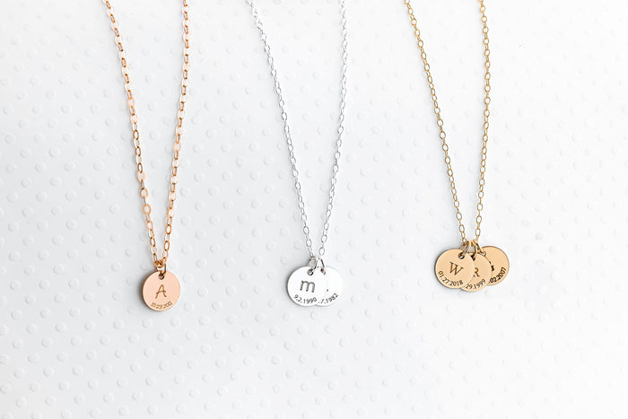 Gold Initial Disc 2