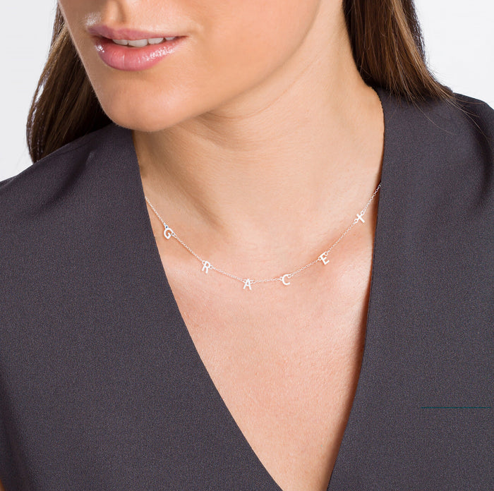 Name Charm Necklace