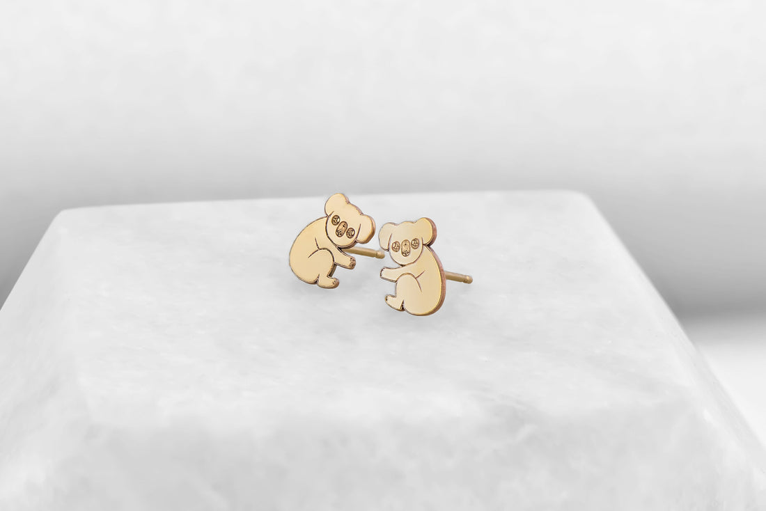 Koala Stud Earrings