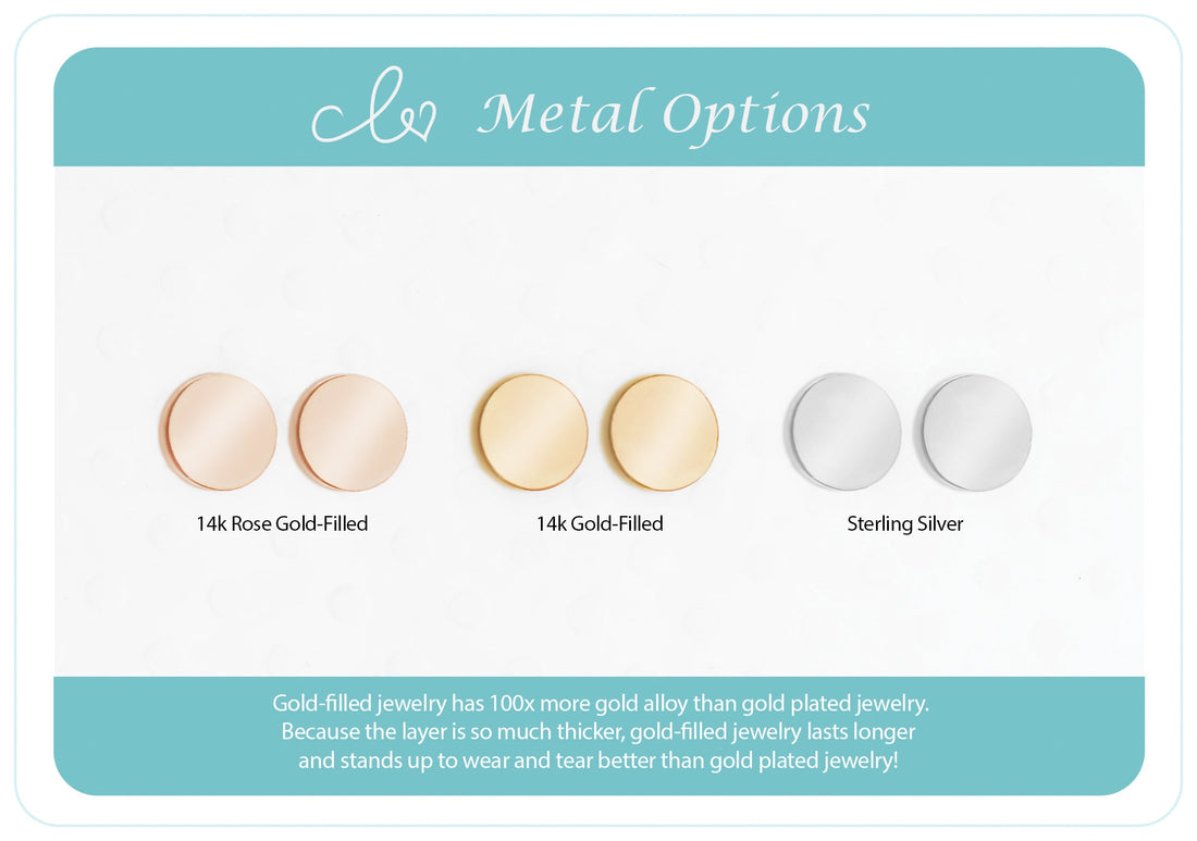 Circle Stud Earrings
