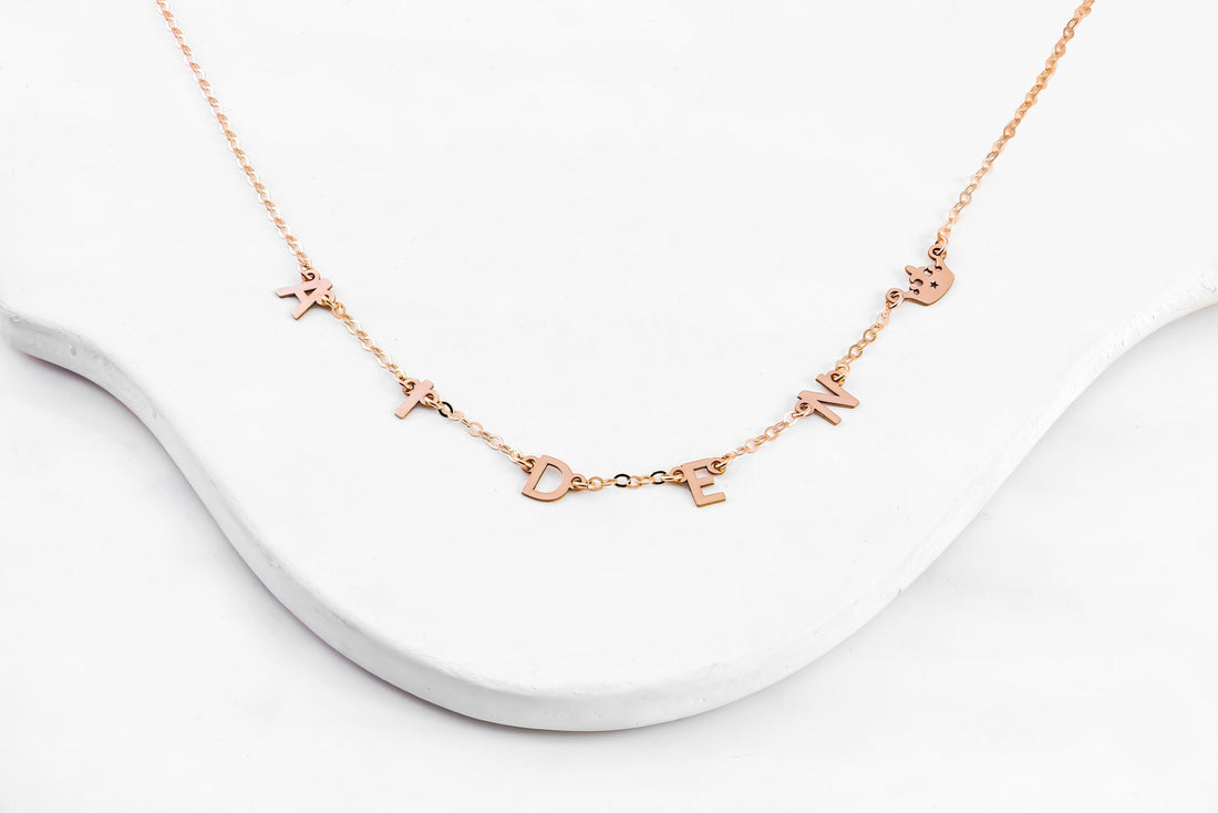 Letter Charm Necklace