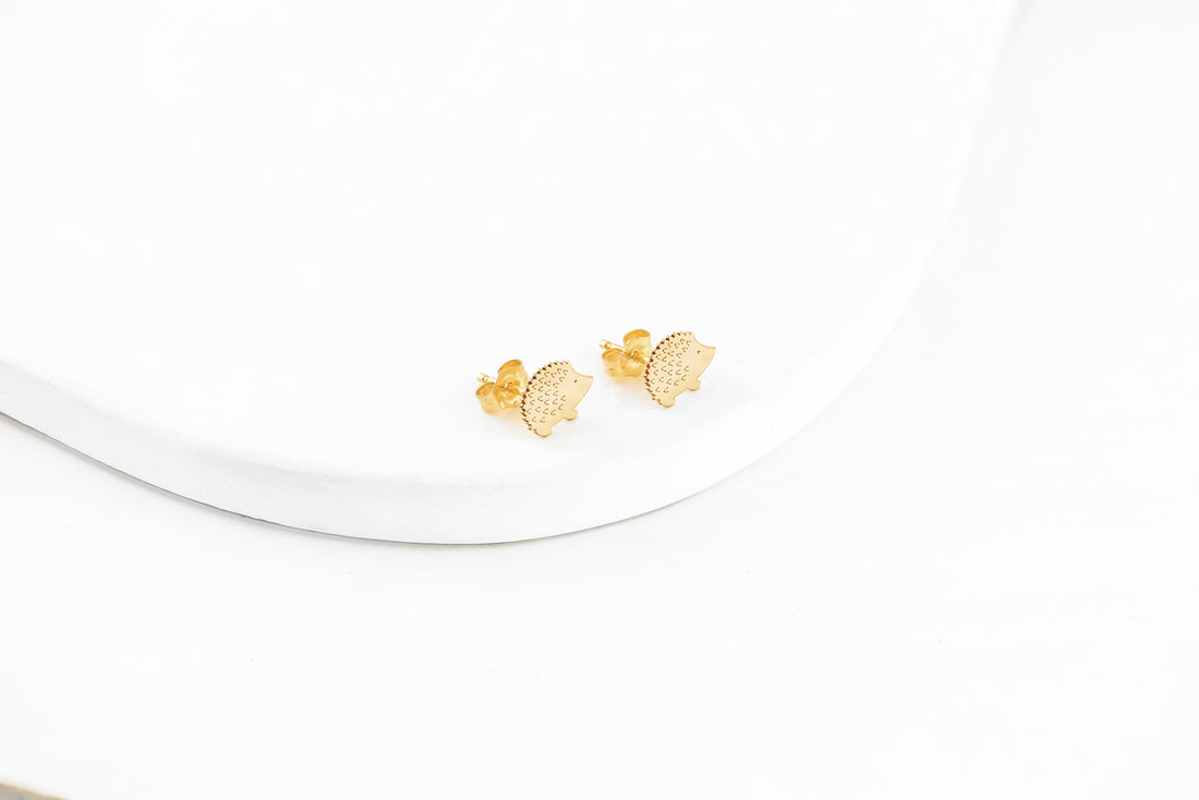 Hedgehog Stud Earrings