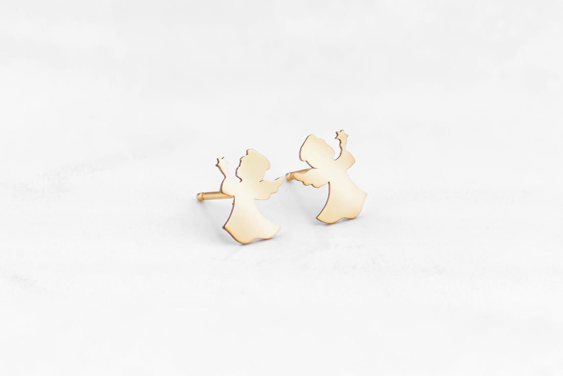 Angel Stud Earrings