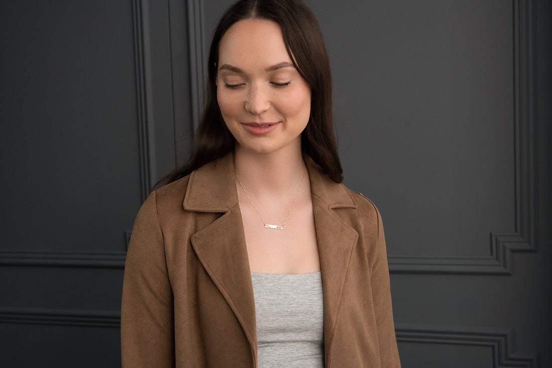 Floral Bar Necklace