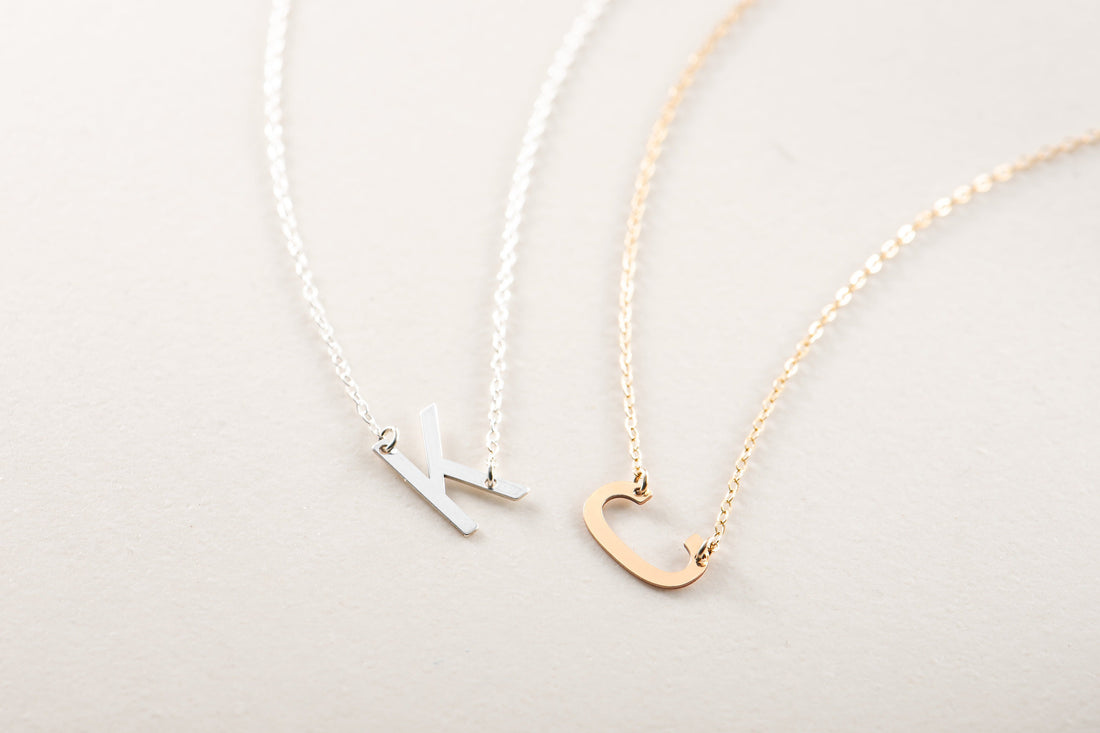 Large Letter Necklace