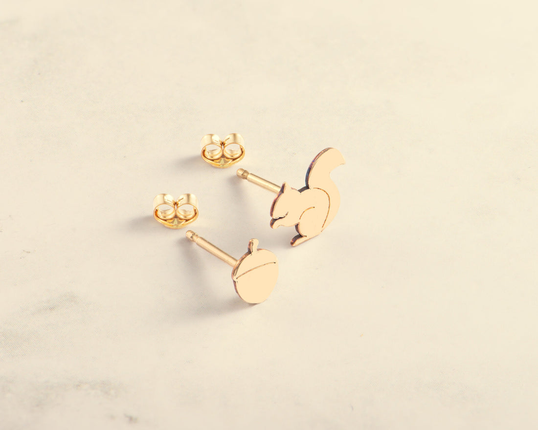 Acorn Stud Earrings