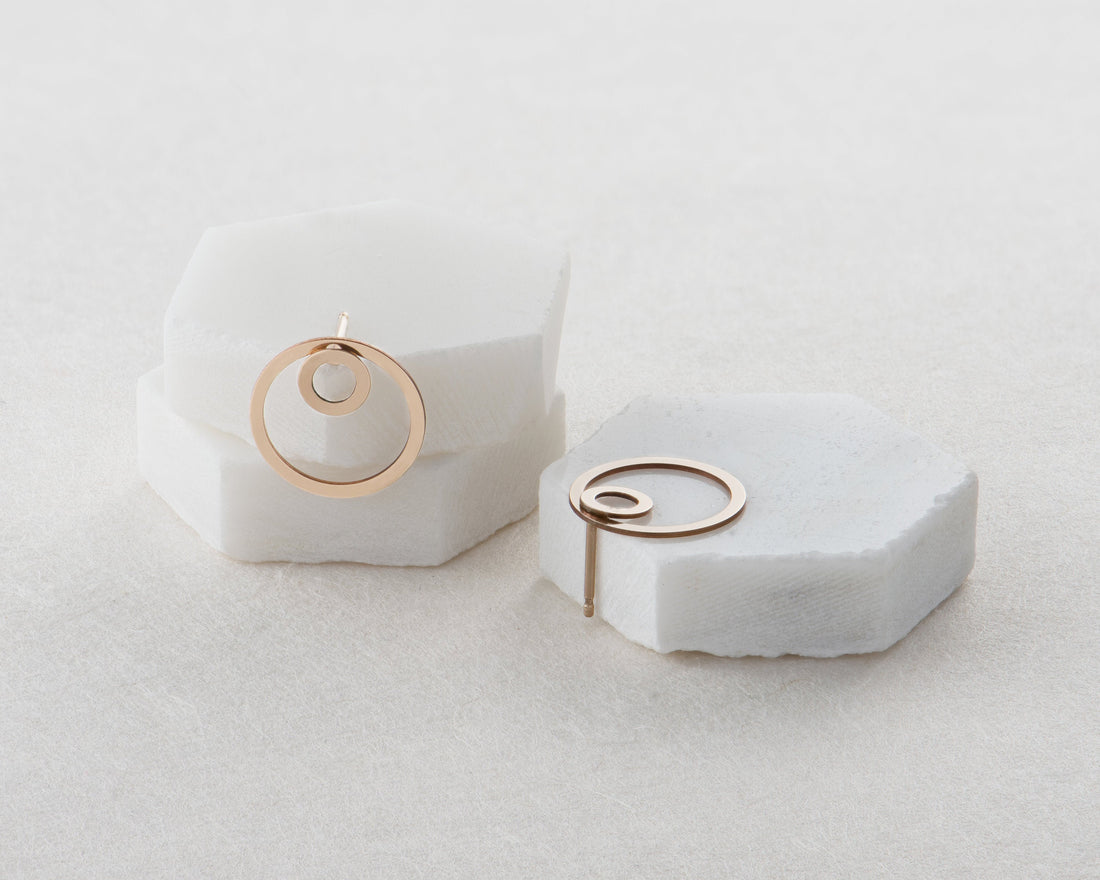 Circle Jacket Earrings
