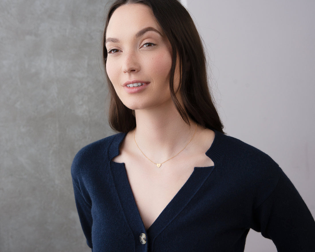 Heart Necklace Gold