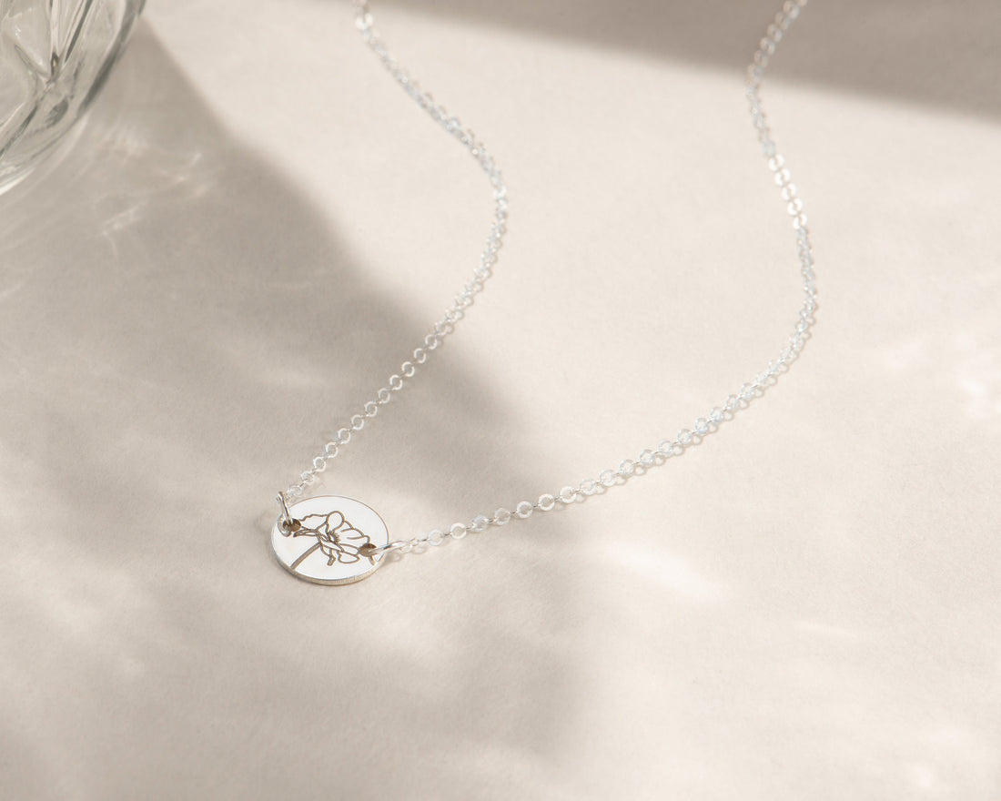 Floral Pendant Necklace