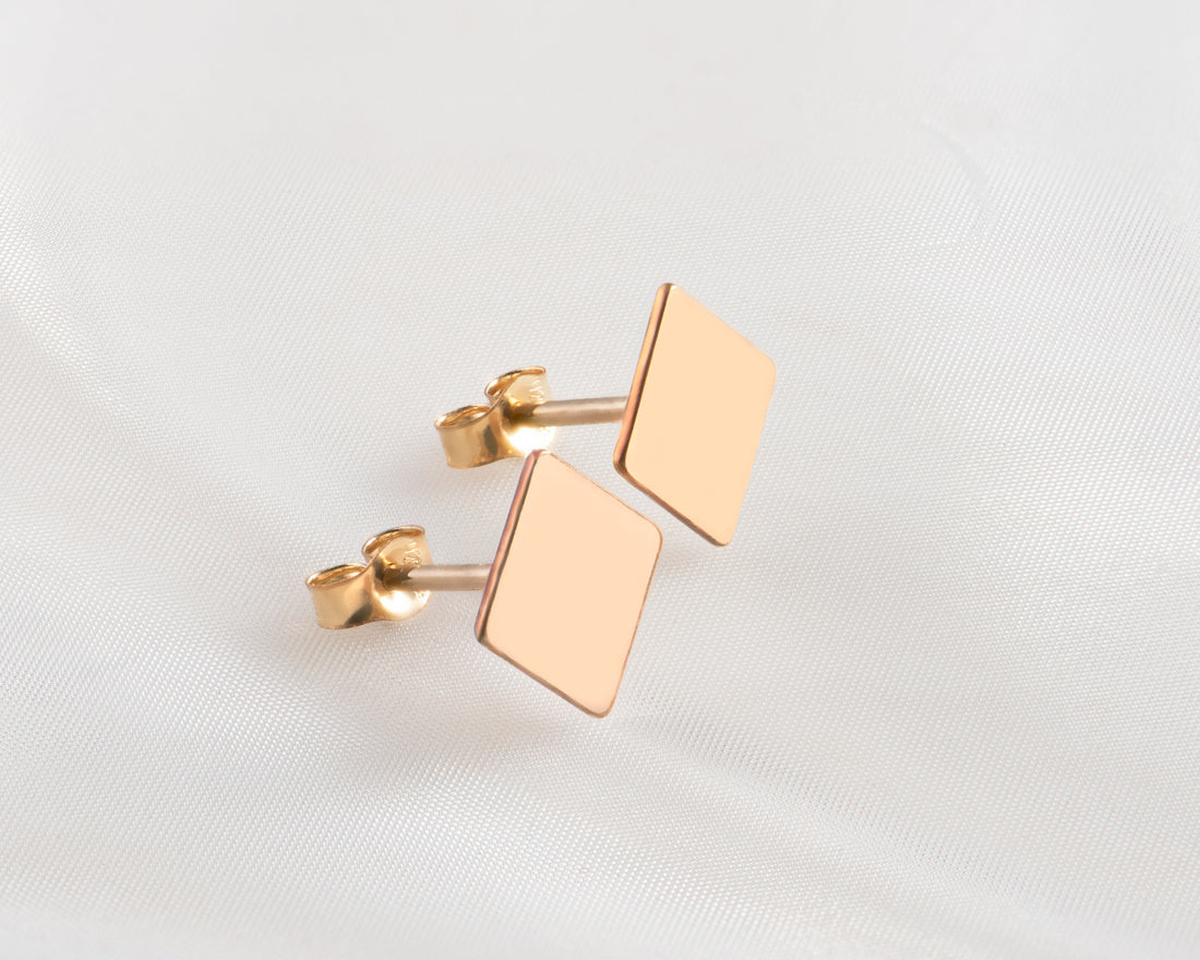 Diamond Earrings Gold