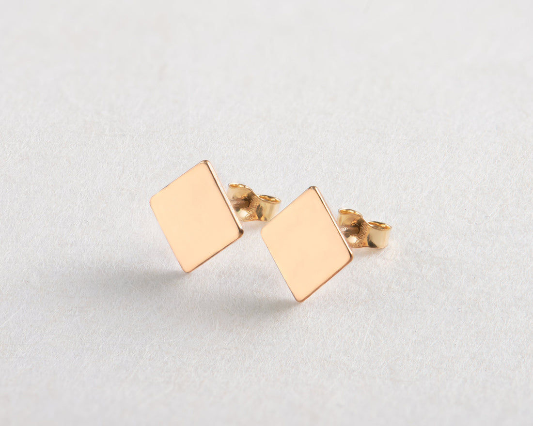 Diamond Earrings Gold