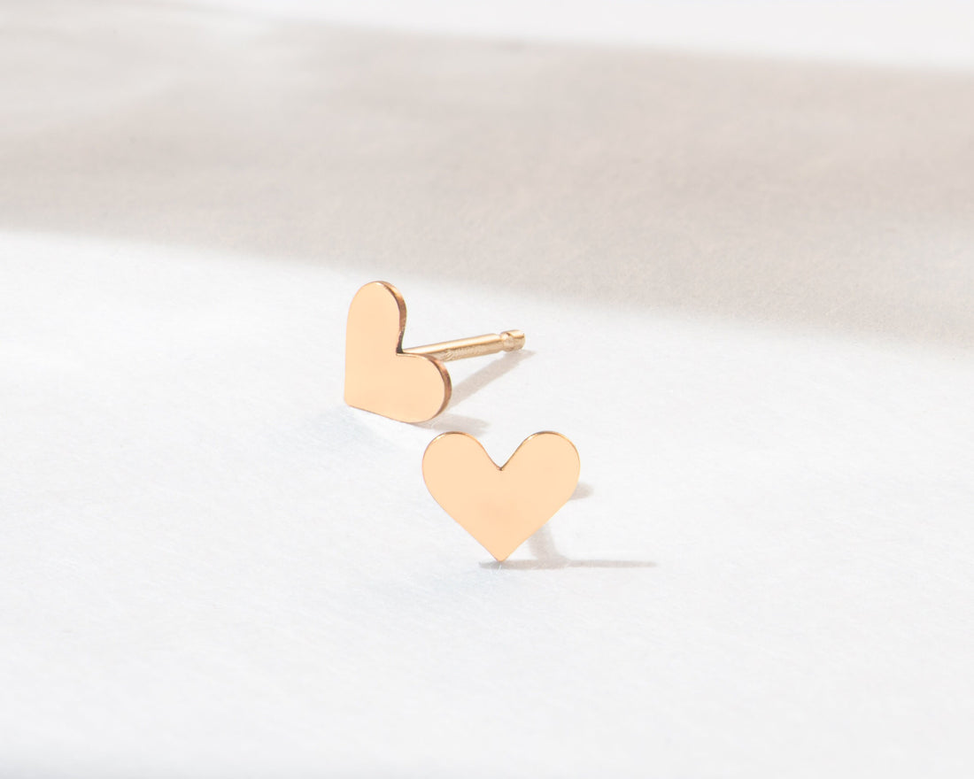Heart Earrings Dainty