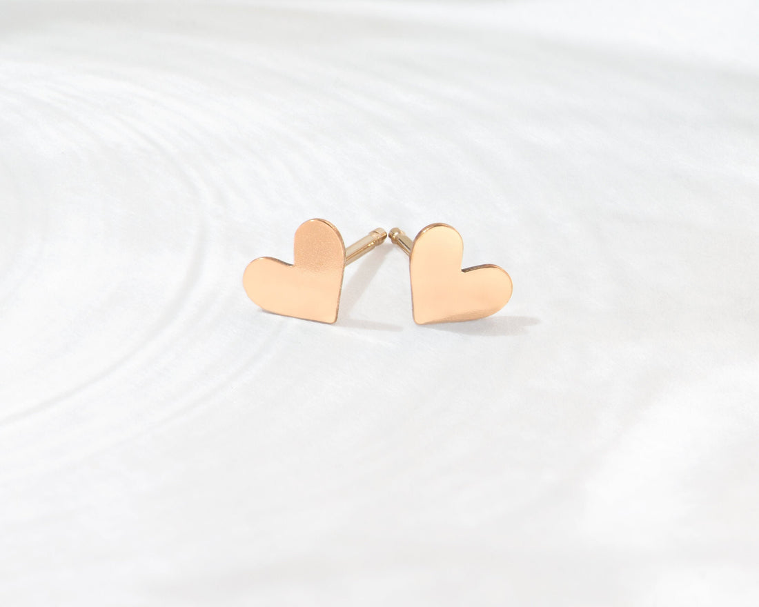 Heart Earrings Dainty