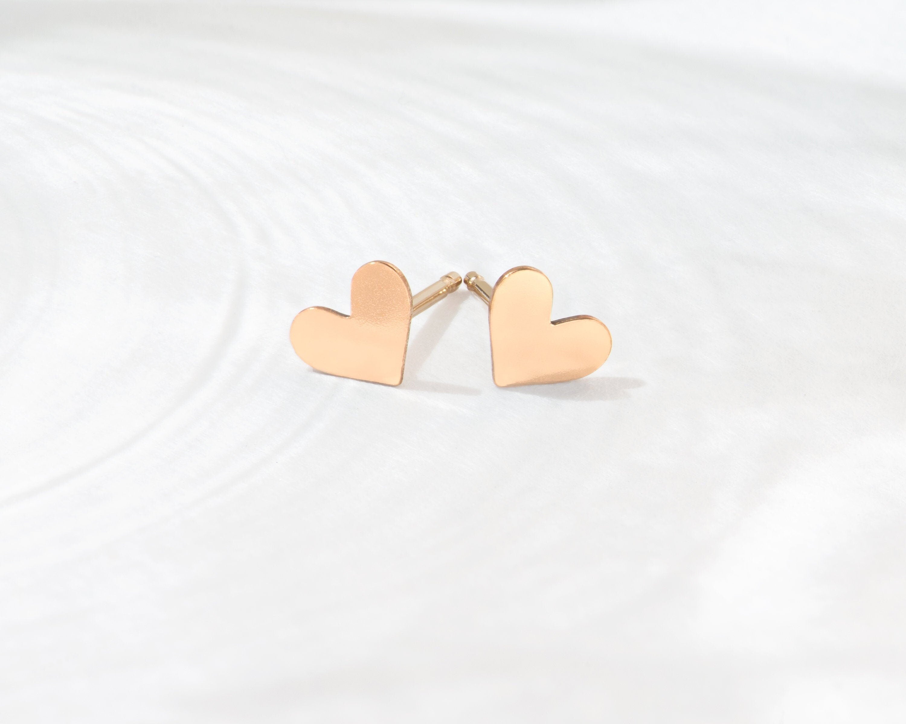 Heart Stud Earrings