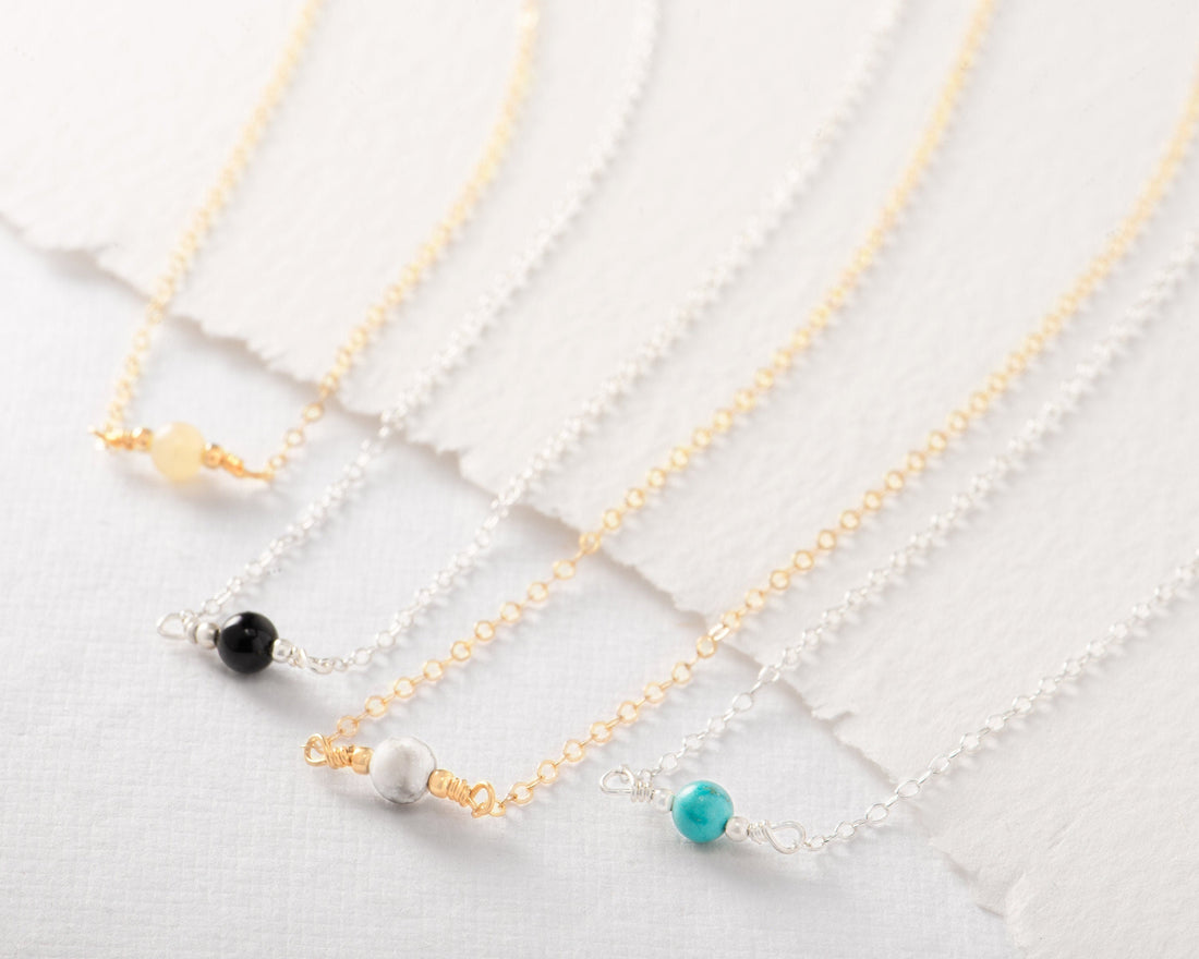 Gemstone Bead Necklace