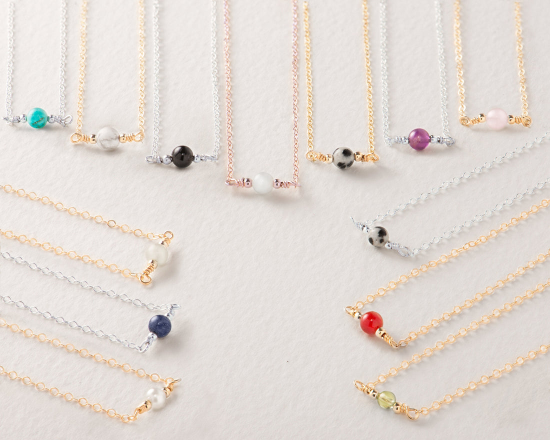 Gemstone Bead Necklace
