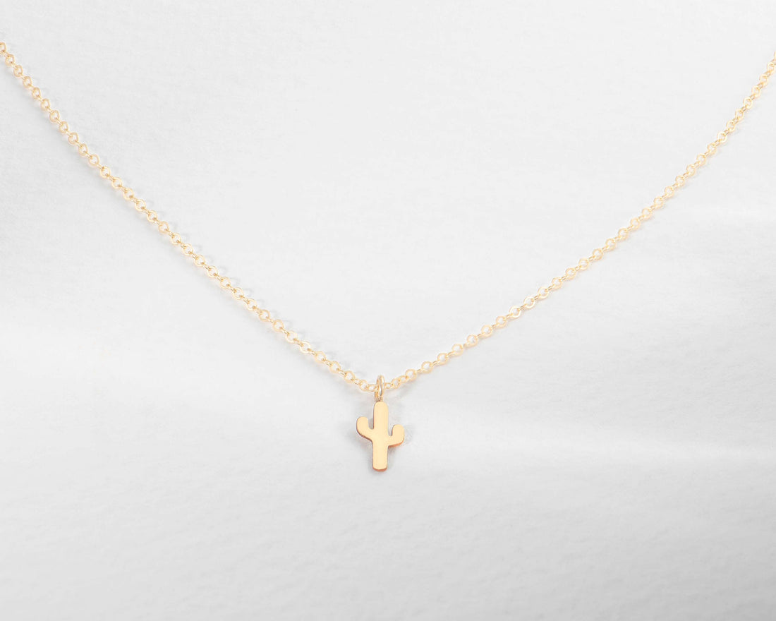 Cactus Pendant Necklace