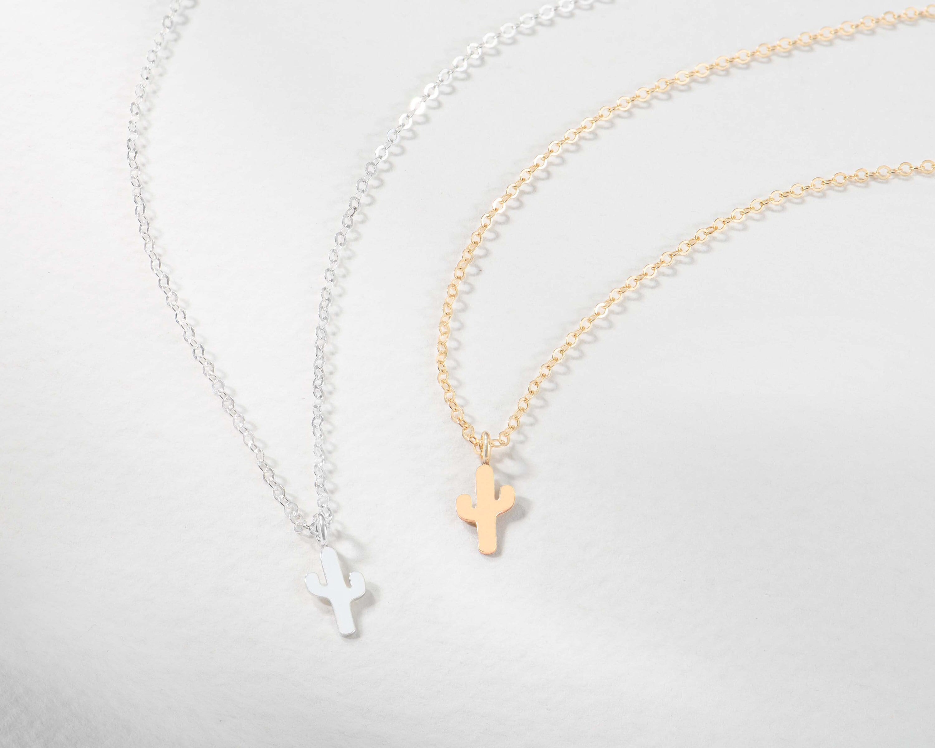 Cactus Pendant Necklace