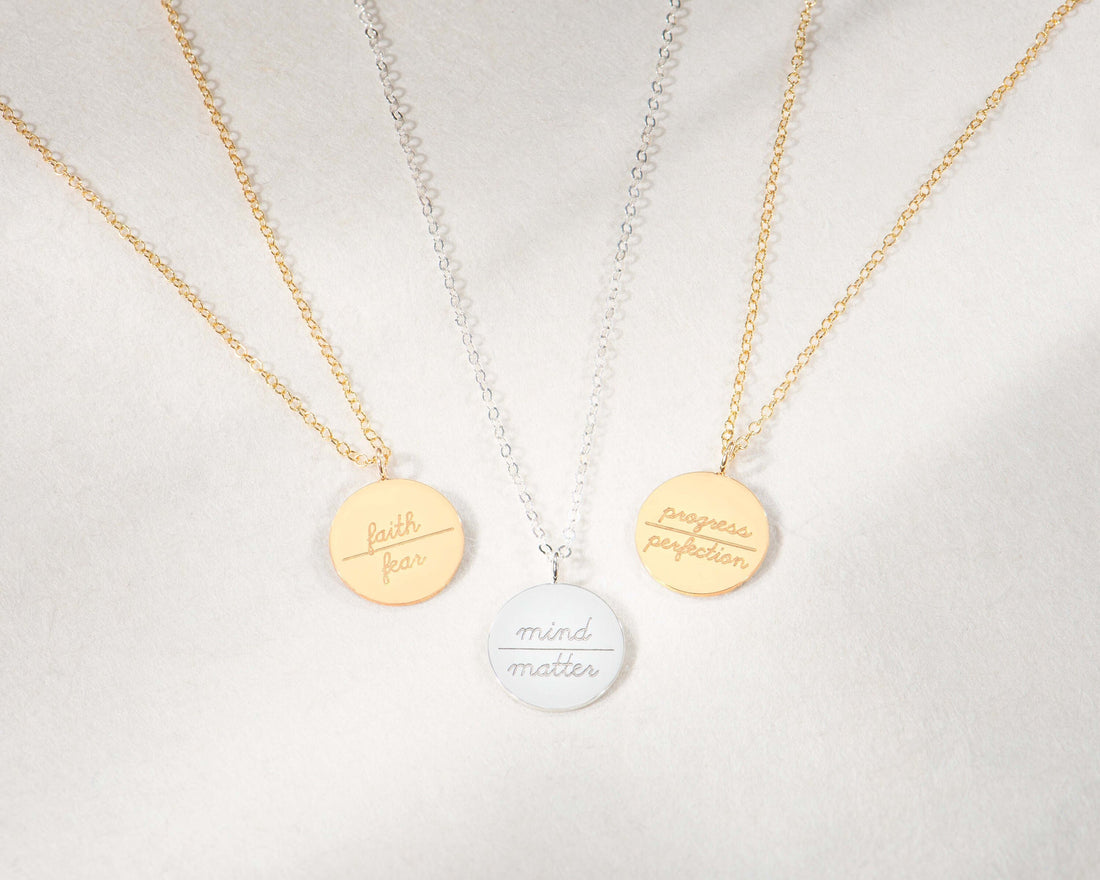 Mind Matter Disc Necklace