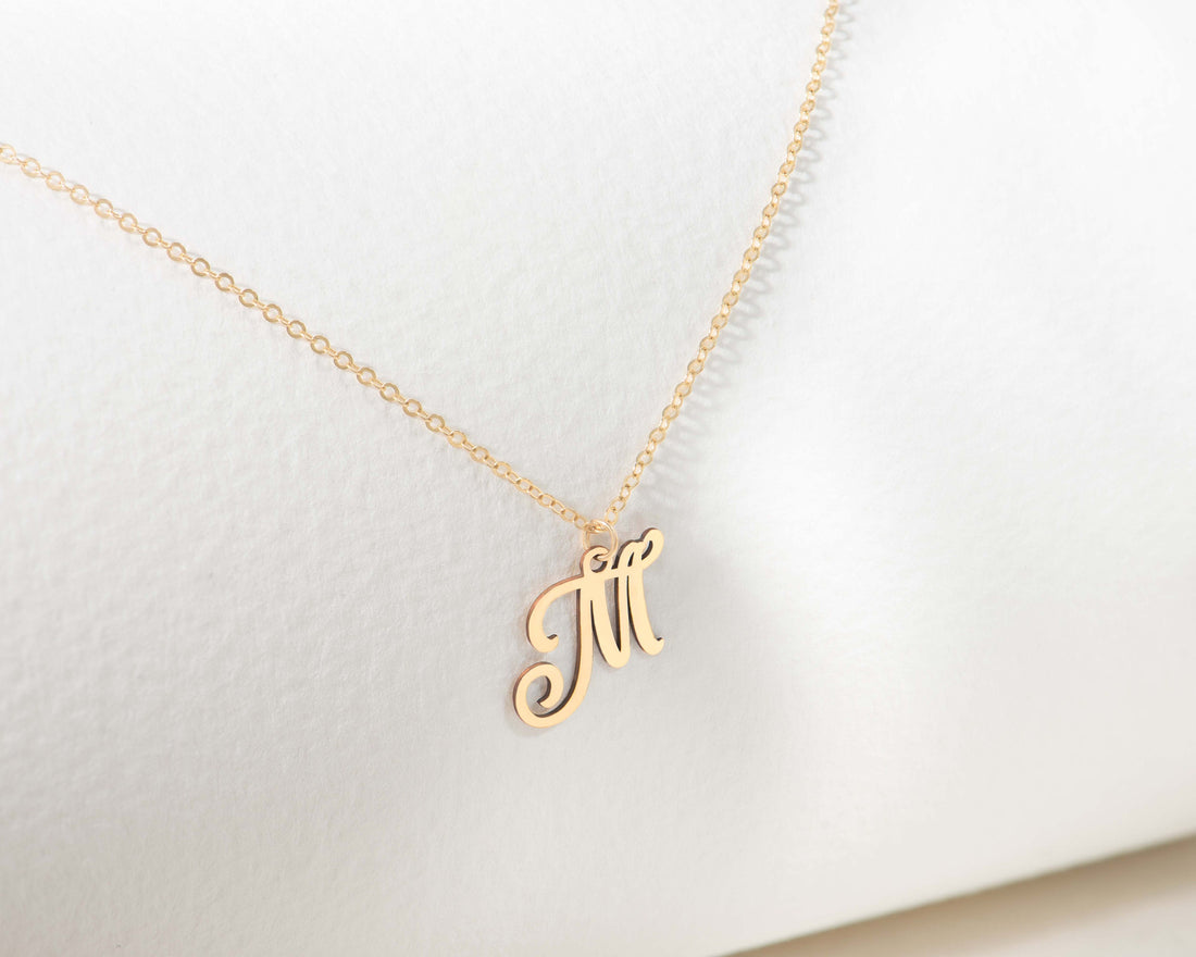 Letter Charm Necklace