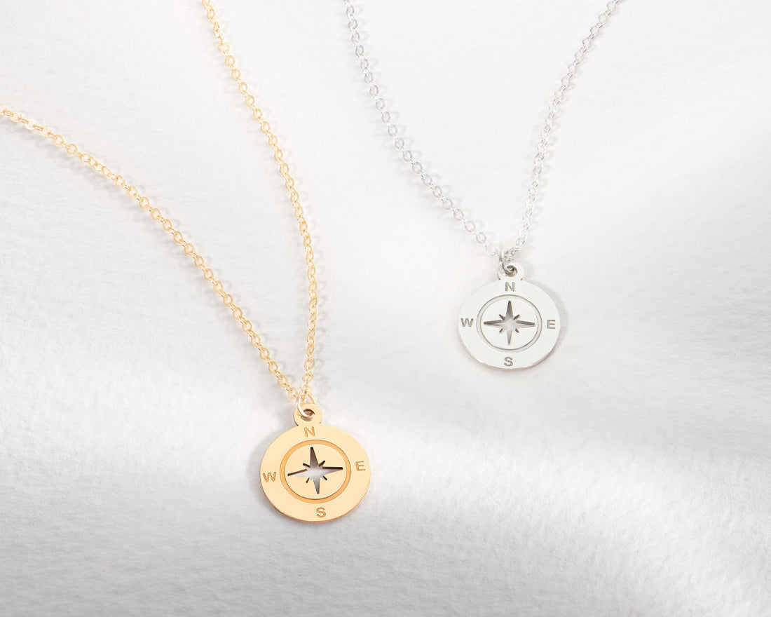 Compass Charm Necklace