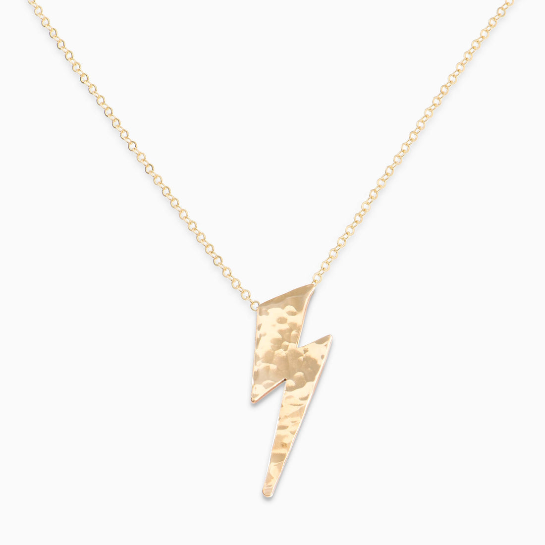 Lightning Bolt Thunderbolt Charm Necklace