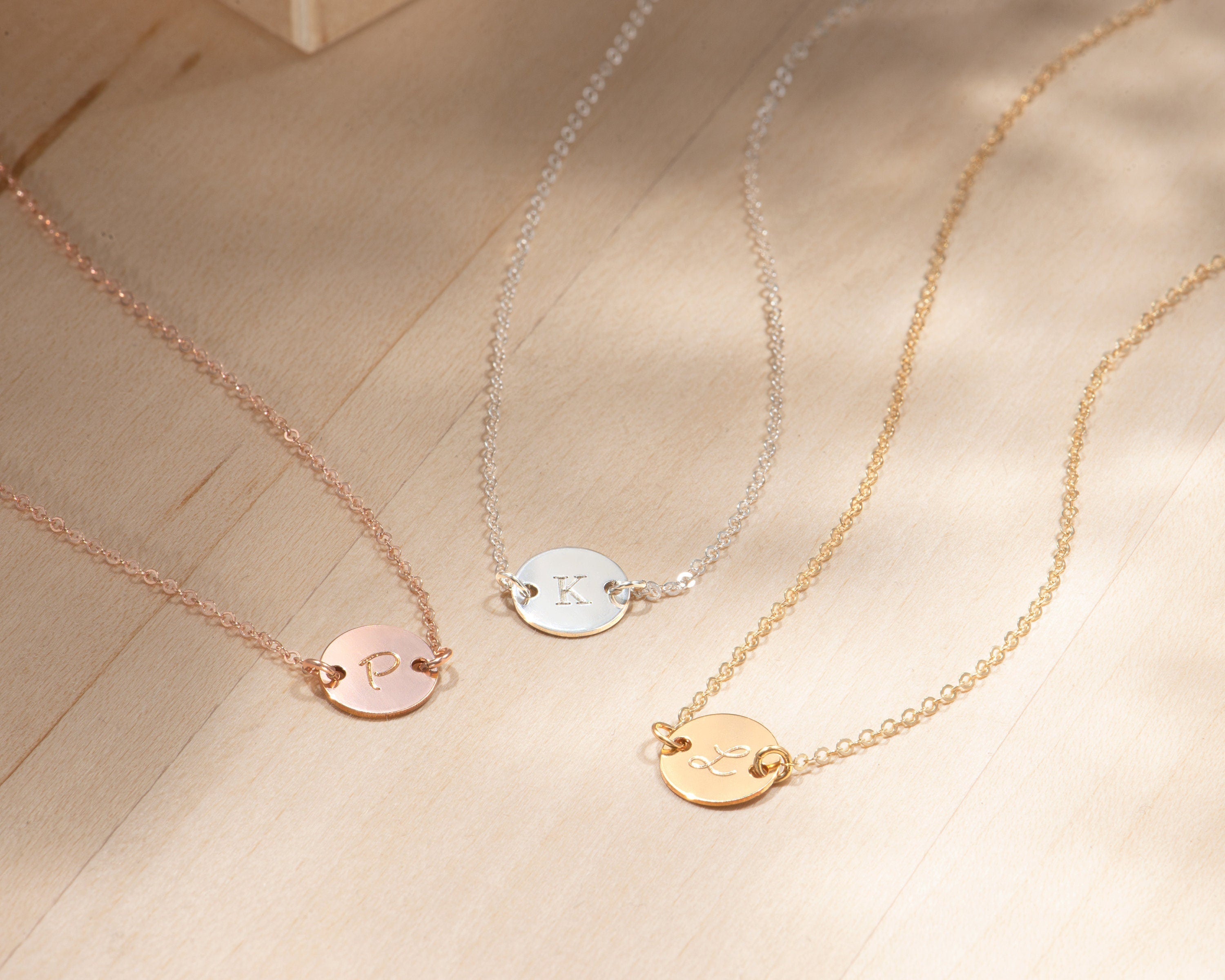 Initial Pendant Necklace