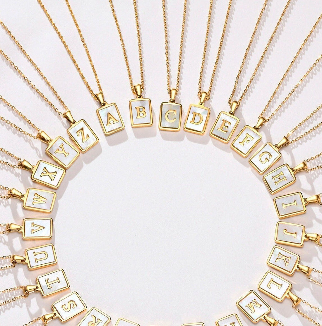 Pearl Letter Necklace