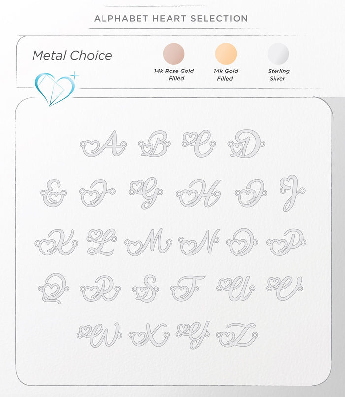Initial Charm Pendant