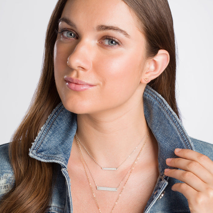 Triangle Earrings Gold