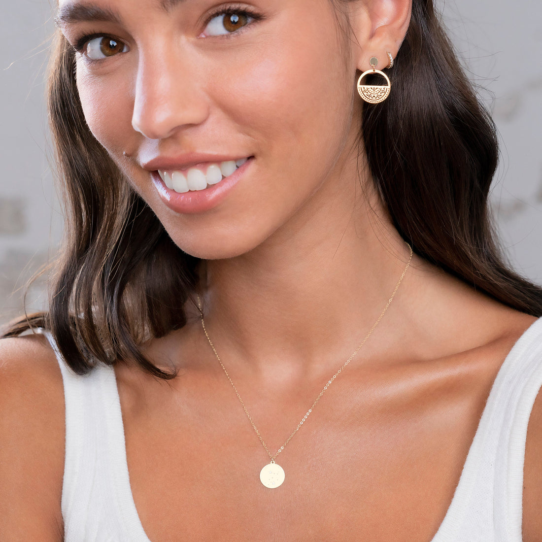Mandala Filigree Drop Earrings