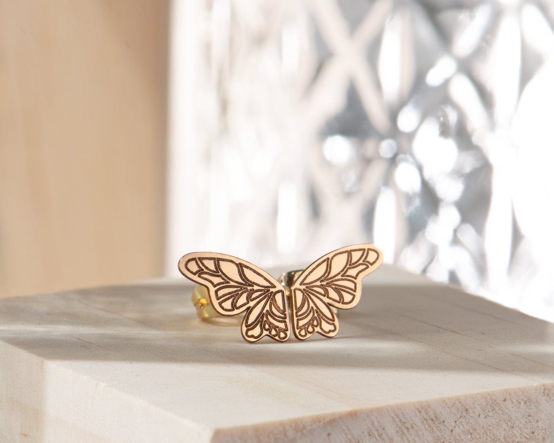 Butterfly Earrings Single
