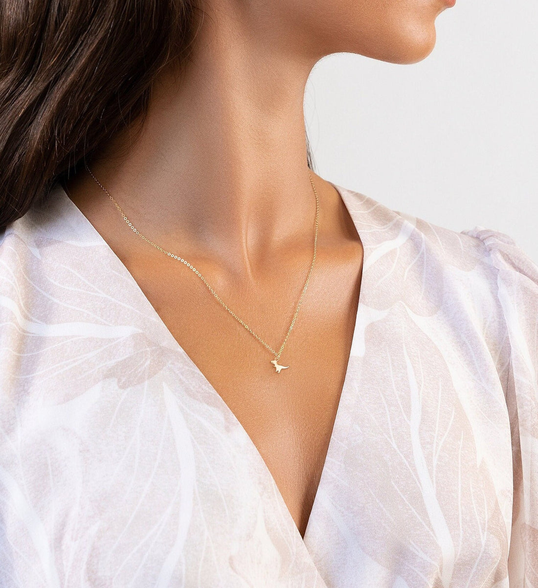 T Rex Pendant Necklace