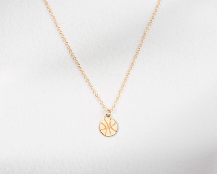 Mini Basketball Necklace