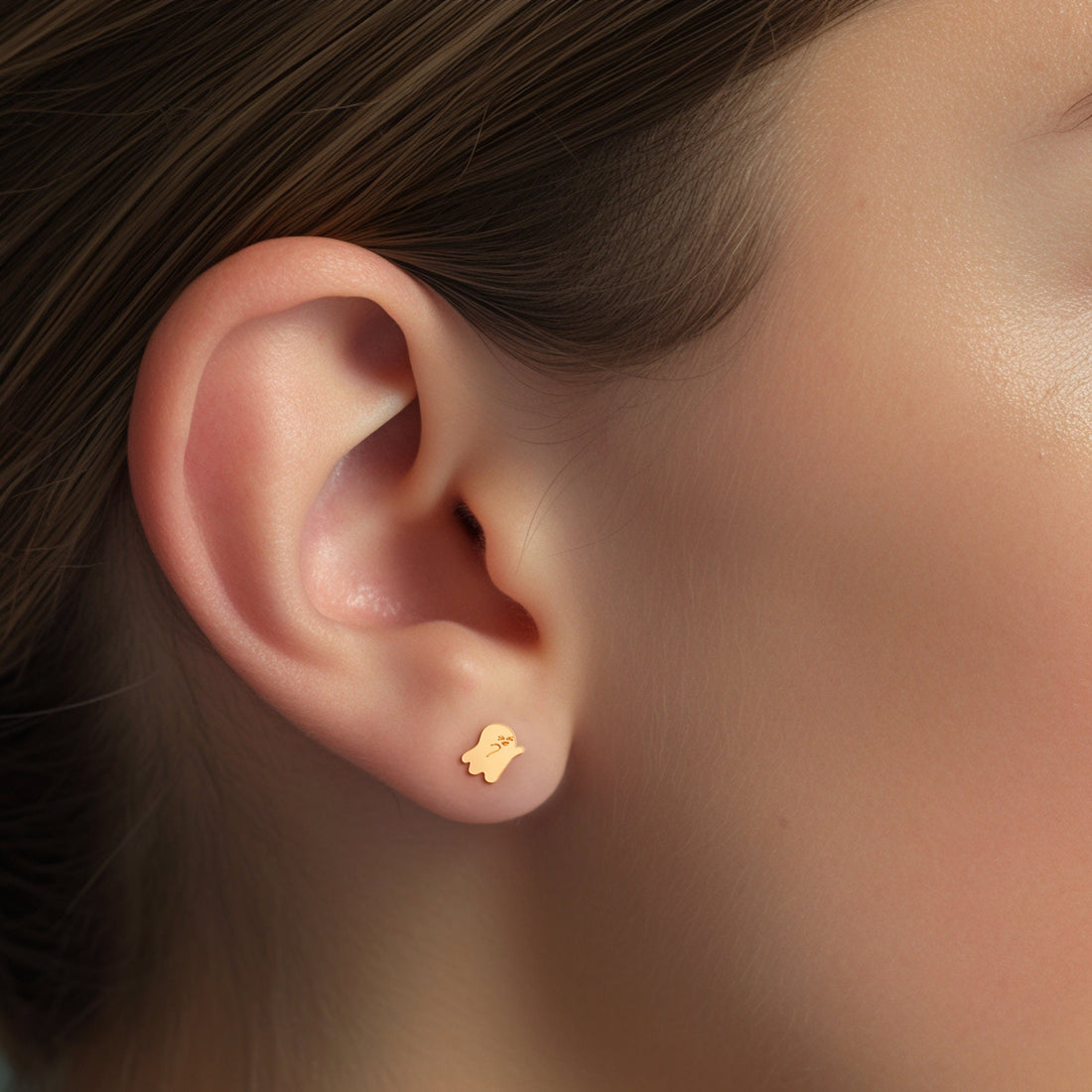 Ghost Stud Earrings