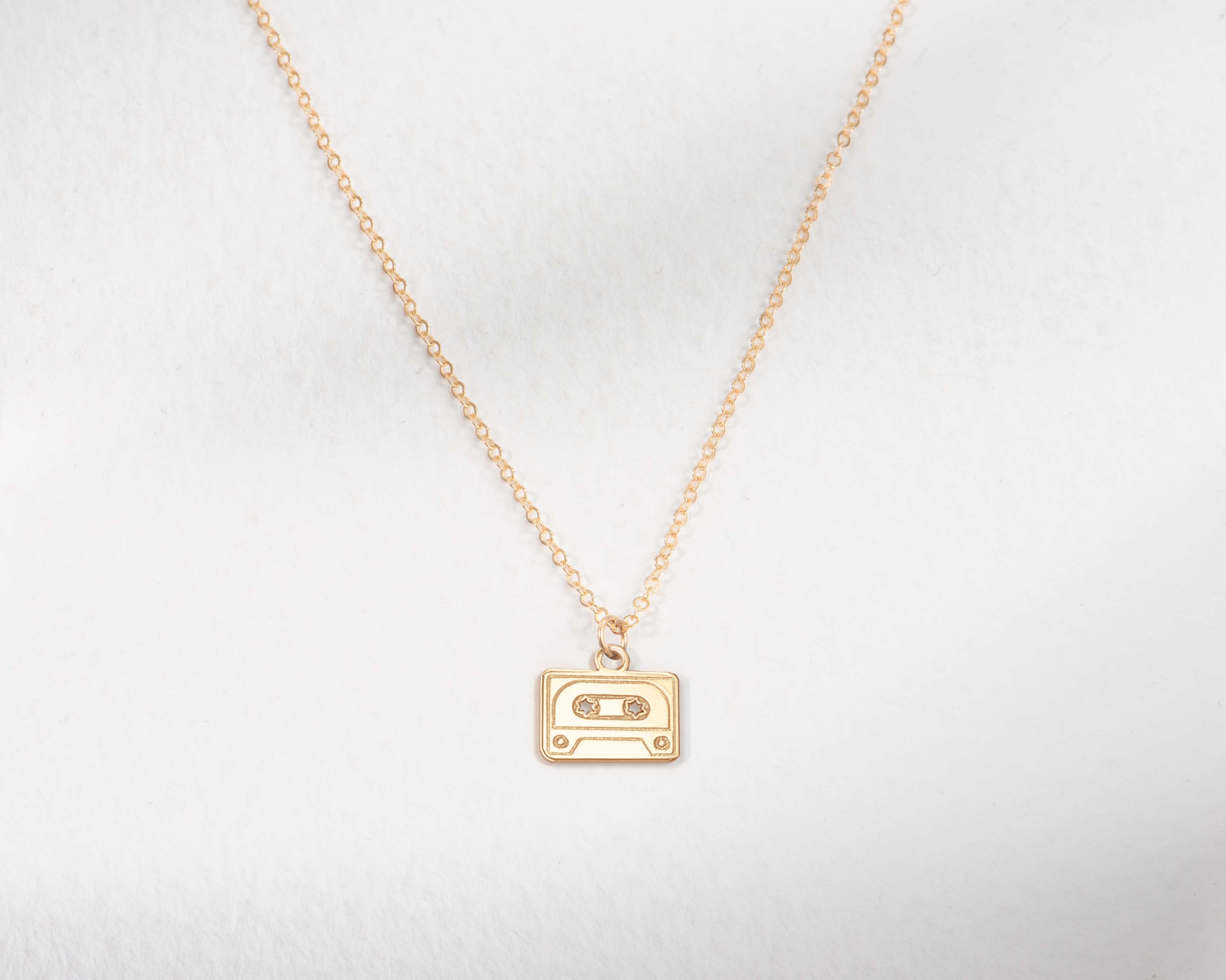 Cassette Tape Pendant Necklace