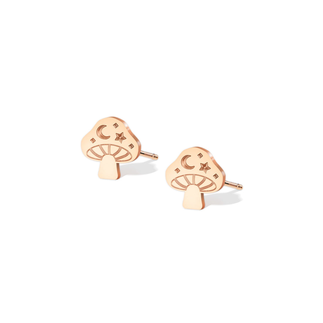Mushroom Stud Earrings
